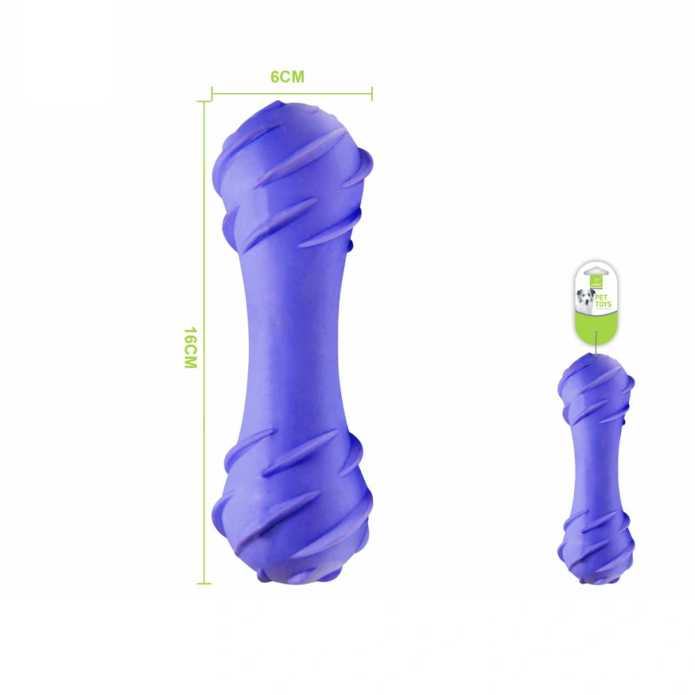 Gumová hračka pro psy Nunbell – kost 16 cm (modrá)