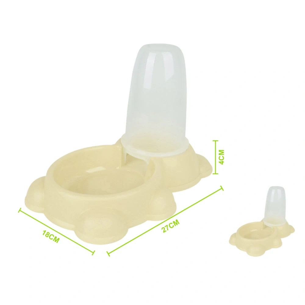 Automatický podavač krmiva Nunbell pro psy i kočky S/M - béžový