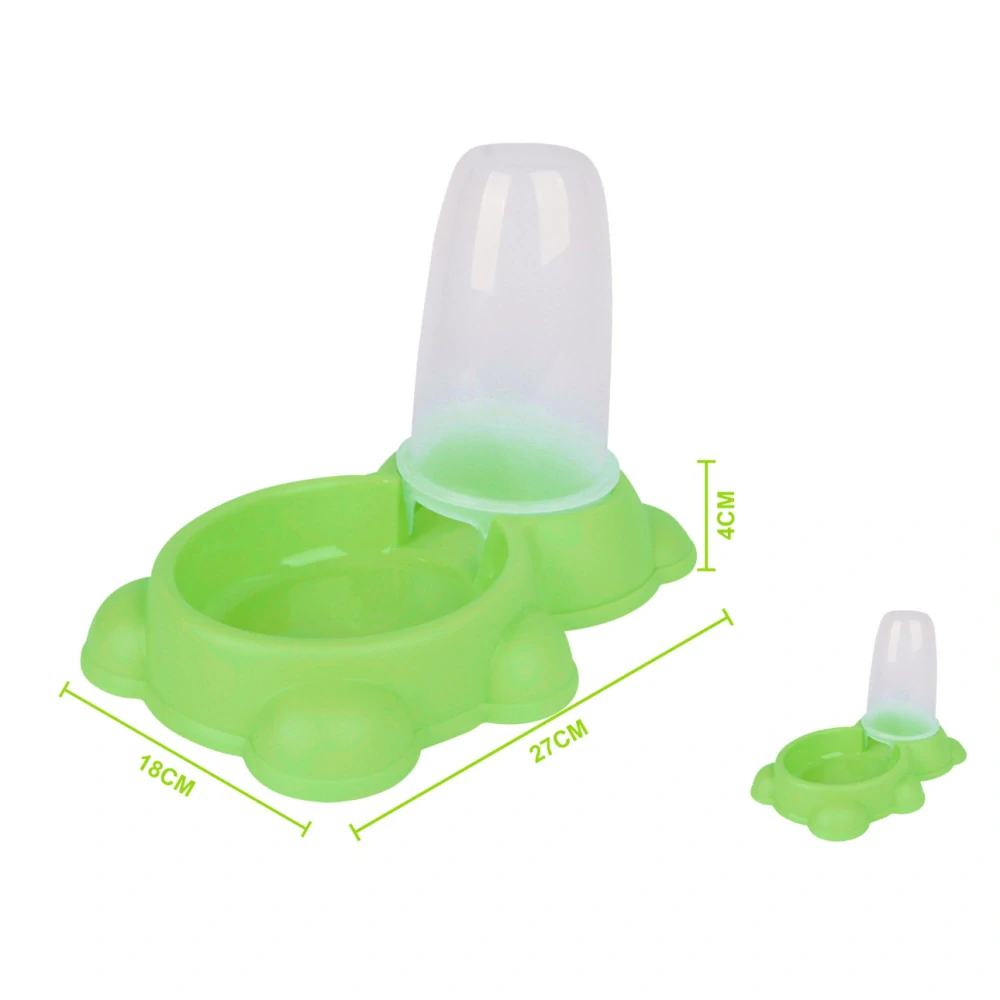 Automatický podavač krmiva Nunbell pro psy i kočky S/M - zelený