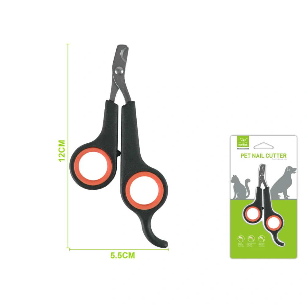 Nůžky na drápky pro domácí mazlíčky Nunbell - oranžové