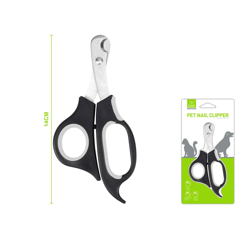 Nůžky na drápky pro domácí mazlíčky Nunbell - šedá