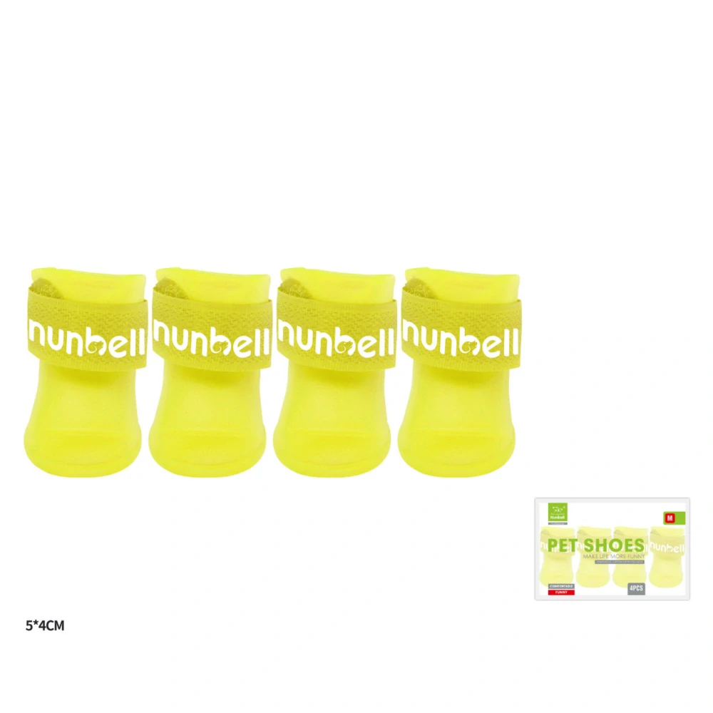 Ochranné botičky pro psy 2 páry Nunbell - žluté M