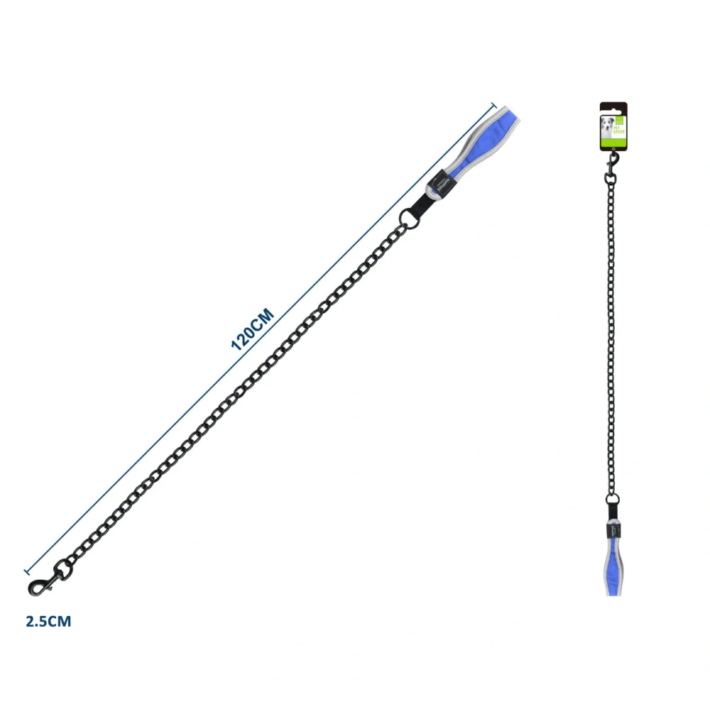 Kovové vodítko s ergonomickou rukojetí Nunbell - modro-černé