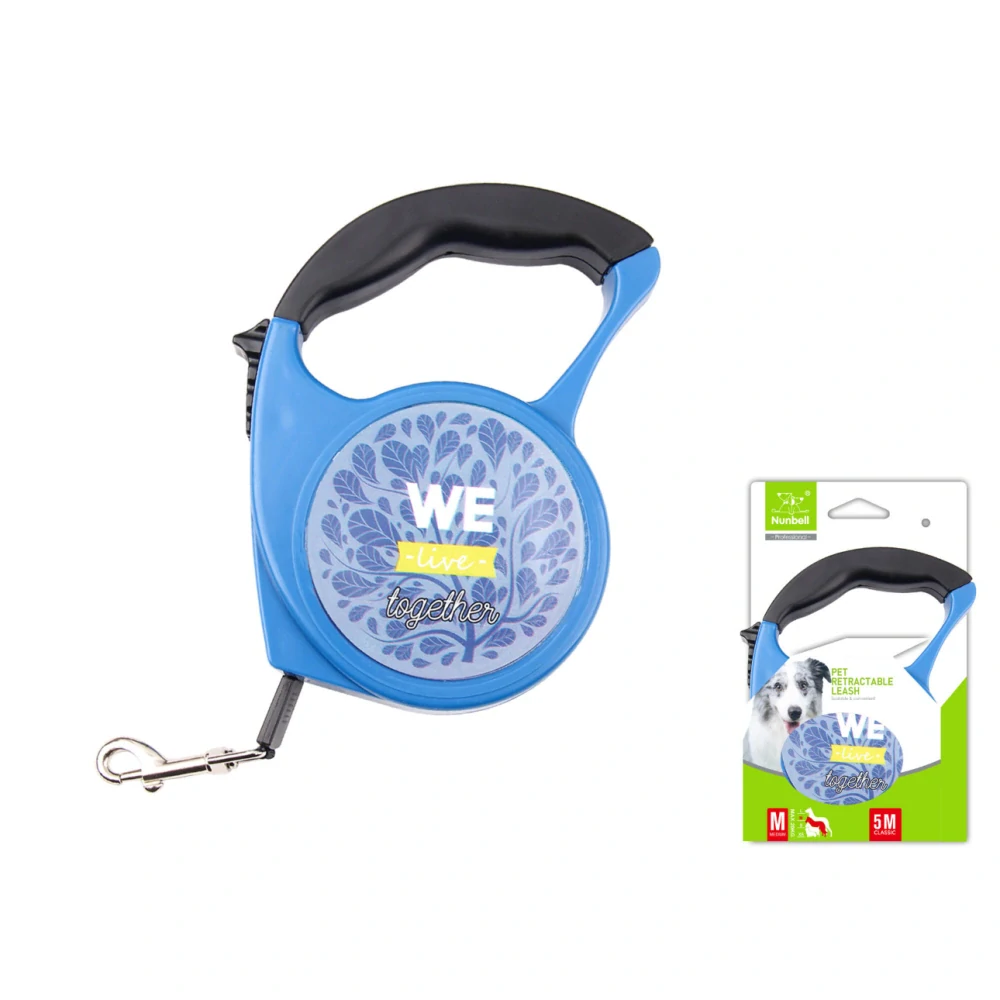 Samonavíjecí vodítko Together Nunbell 5 m - modré