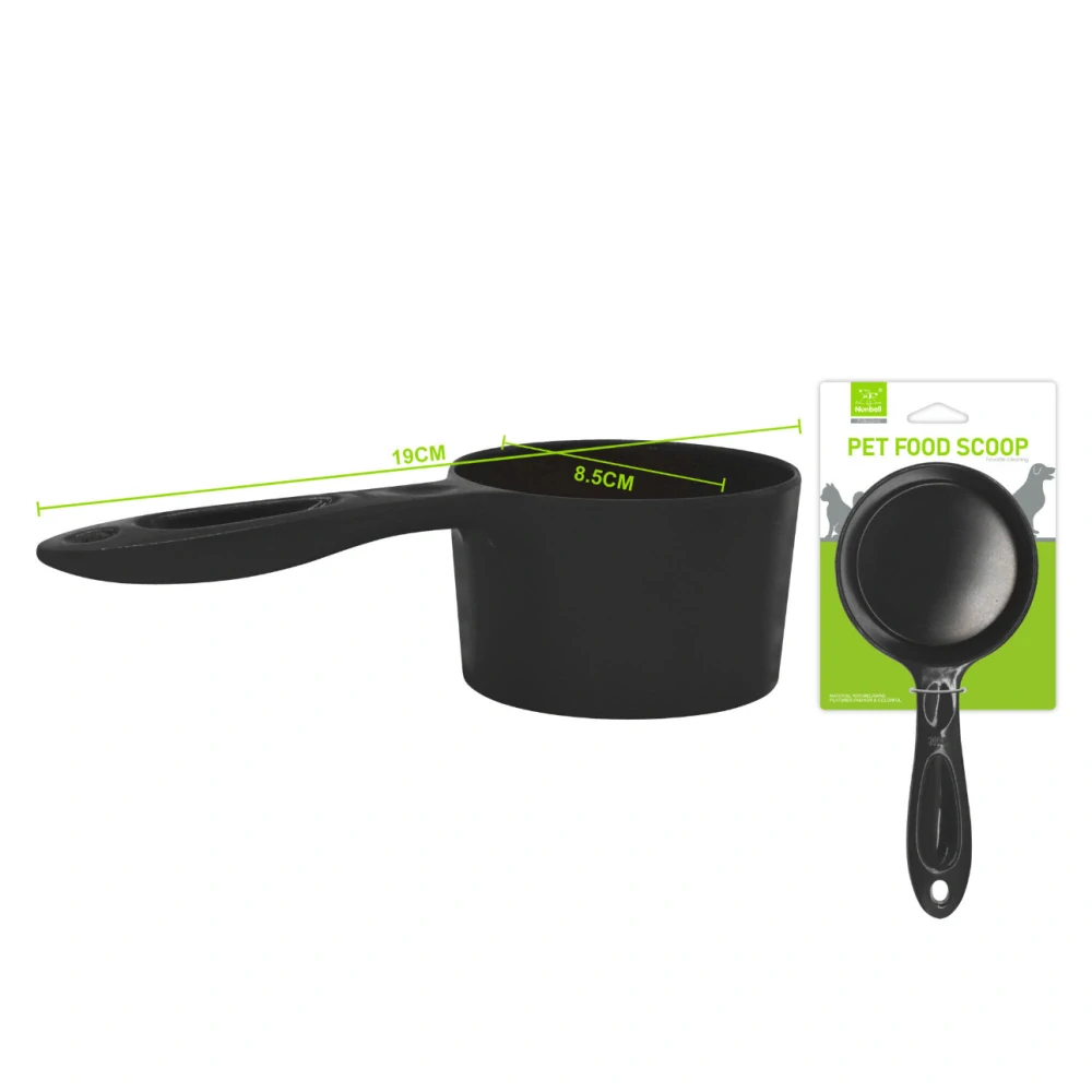 Plastová odměrka na krmivo Nunbell - černá
