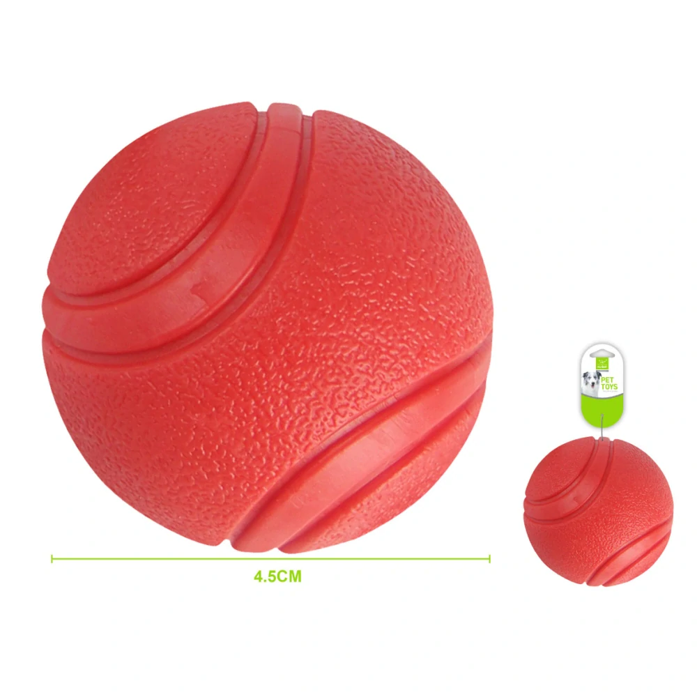 Gumový míček pro psy Nunbell – Červená S