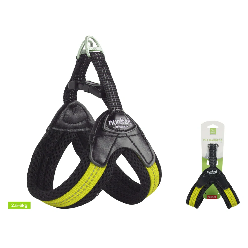 Postroj pro psy Ergo Nunbell - žlutý M