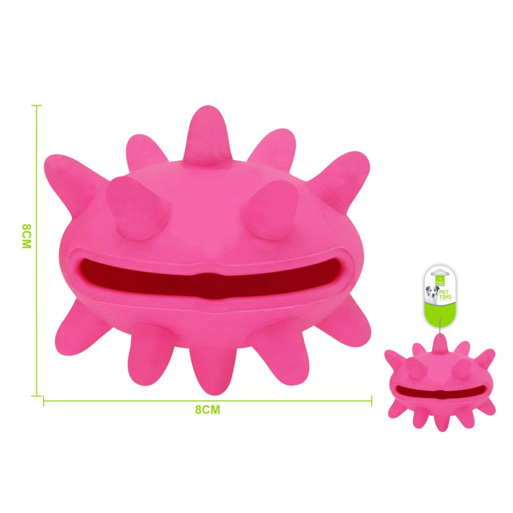 Žvýkací hračka pro psy Nunbell – Spike Monster (růžová)