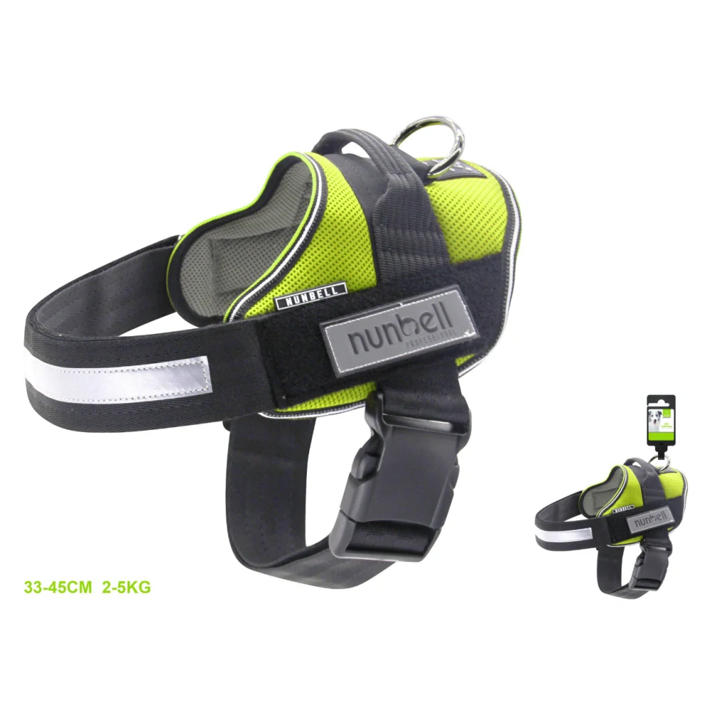 Postroj ComfortFit pro psy Nunbell - zelený XS