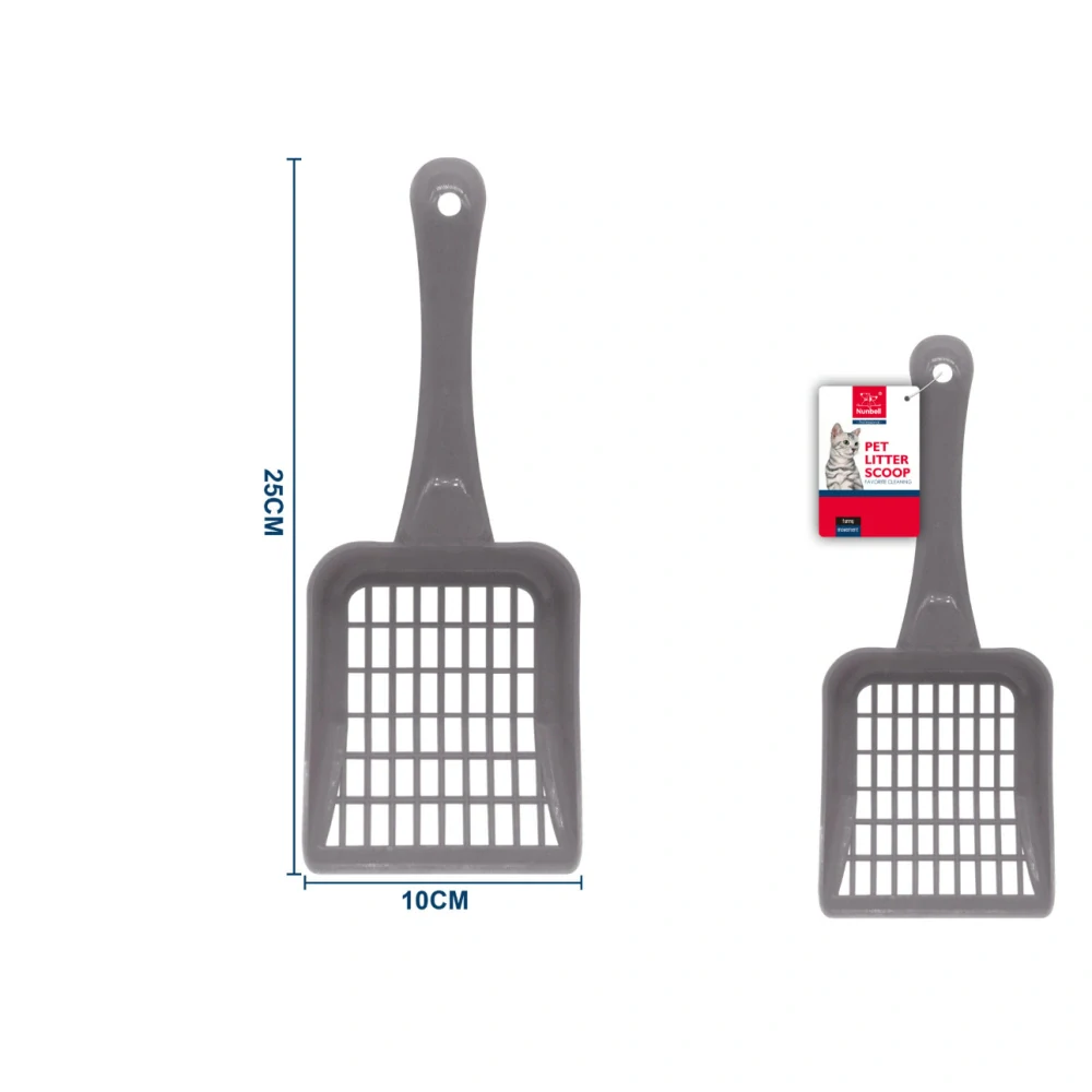 Lopatka na kočkolit hranatá Nunbell - šedá