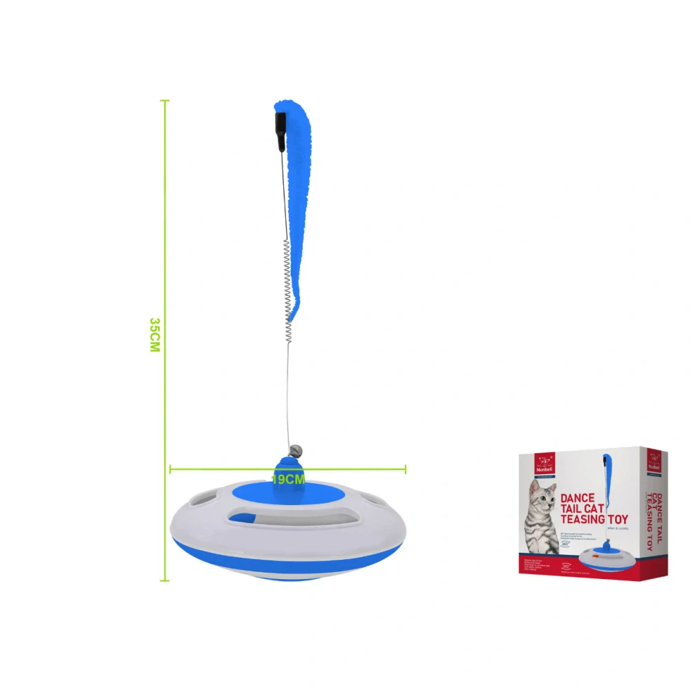 Interaktivní hračka pro kočky ocásek Nunbell - modrá