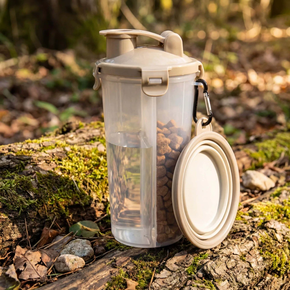 Cestovní láhev 3v1 pro psy Nunbell