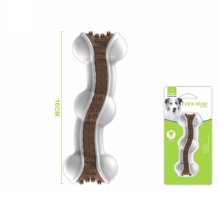 Žvýkací kost pro psy Nunbell – dentální 16 cm (hnědá)