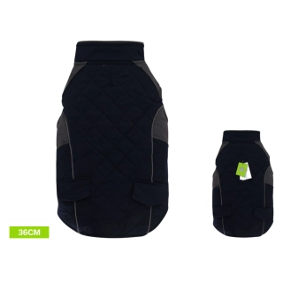 Zateplená bunda pro pejsky Nunbell Town - modrá 36 cm