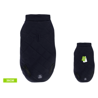 Zateplená bunda pro pejsky Nunbell Fit - modrá 36 cm