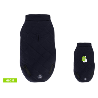 Zateplená bunda pro pejsky Nunbell Fit - modrá 66 cm