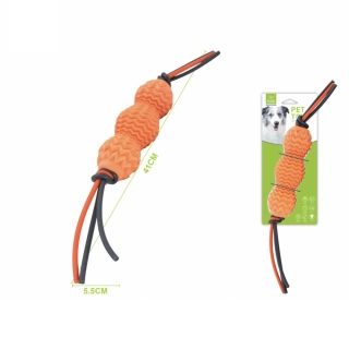Žvýkací hračka pro psy Nunbell – 41 cm (oranžová)