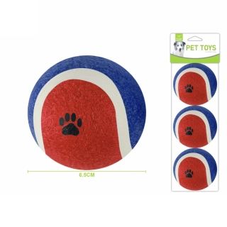 Tenisové míčky pro psy Nunbell – sada 3 ks, 6,5 cm