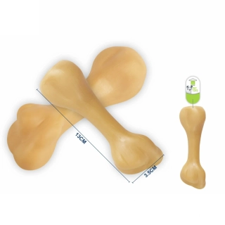 Gumová hračka pro psy Nunbell – kost 13 cm