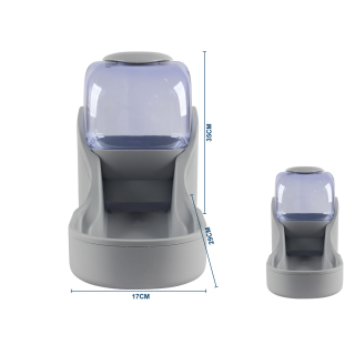 Automatický podavač krmiva Nunbell pro psy i kočky - šedý