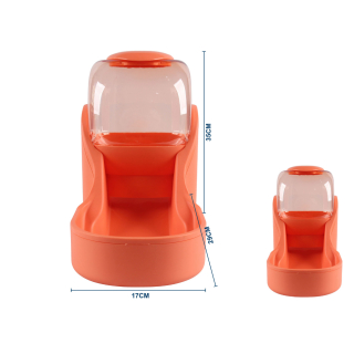Automatický podavač krmiva Nunbell pro psy i kočky - oranžový