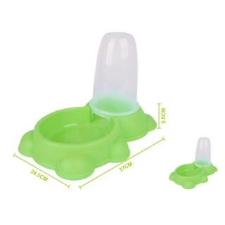 Automatický podavač krmiva Nunbell pro psy i kočky M/L - zelený