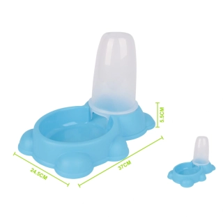 Automatický podavač krmiva Nunbell pro psy i kočky M/L - modrý