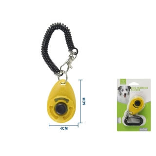 Tréninkový klikr pro psy Nunbell - žlutý