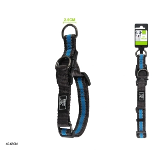 Nastavitelný obojek pro psy Double Nunbell - světle modrý L/XL