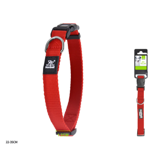 Nastavitelný obojek pro psy Classic Nunbell - červený XS/S
