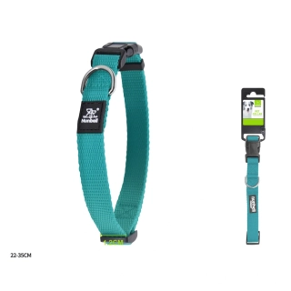 Nastavitelný obojek pro psy Classic Nunbell - tyrkysový XS/S