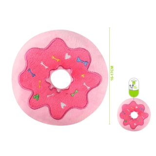 Plyšová pískací hračka pro psy Nunbell - donut