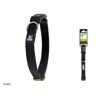 Nastavitelný obojek pro psy Classic Nunbell - černý L/XL