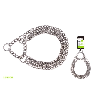 Kovový stahovací obojek pro psy Nunbell - trojřadý
