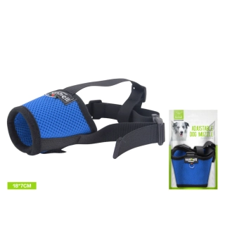 Textilní náhubek pro psy Nunbell - modrý vel. 1