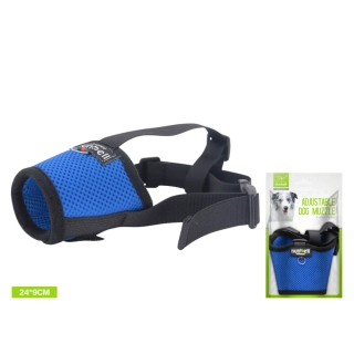 Textilní náhubek pro psy Nunbell - modrý vel. 3