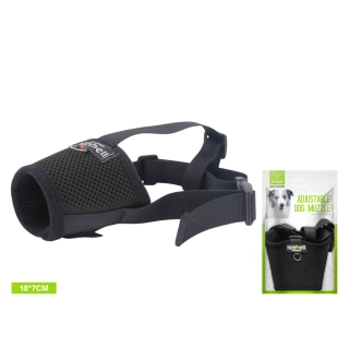 Textilní náhubek pro psy Nunbell - černý vel. 1