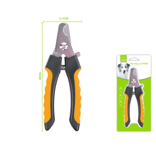 Kleště na drápky pro domácí mazlíčky Nunbell - oranžové větší