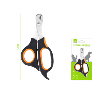 Nůžky na drápky pro domácí mazlíčky Nunbell - oranžová
