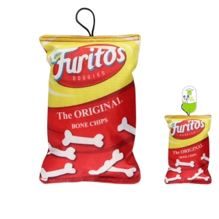 Plyšová šustící hračka pro psy Nunbell - snack Furitos