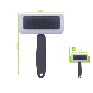 Kartáč na srst s kovovými hroty obdélník Nunbell