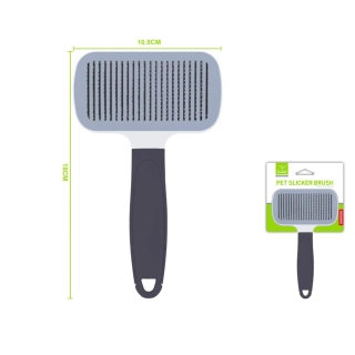 Samočistící kartáč na srst s kovovými hroty