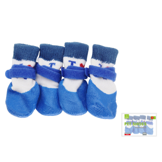 Protiskluzové ponožky 2 páry I Love Dog Nunbell - modré S