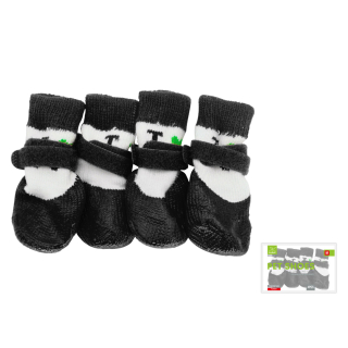 Protiskluzové ponožky 2 páry I Love Dog Nunbell - černé M