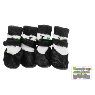 Protiskluzové ponožky 2 páry I Love Dog Nunbell - černé XL