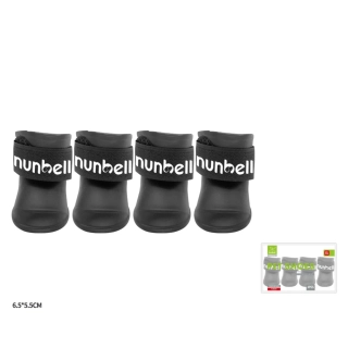 Ochranné botičky pro psy 2 páry Nunbell - černé XL
