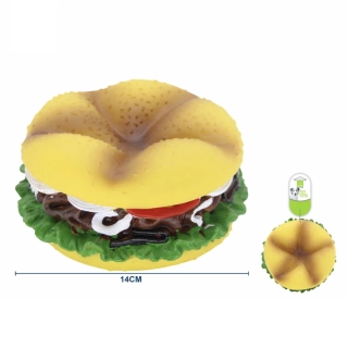 Gumová pískací hračka pro psy Nunbell – Burger