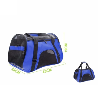 Cestovní přepravní taška pro domácí mazlíčky Nunbell AirFlow - modrá