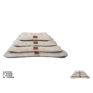 Polštář pro psy plyš Nunbell - krémový