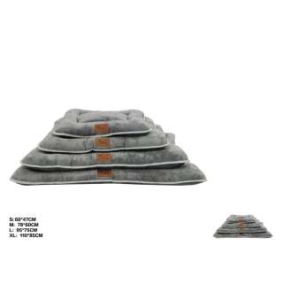 Polštář pro psy plyš Nunbell - světle šedý